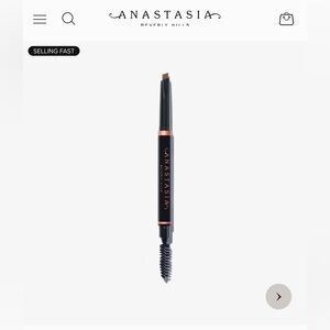 Anastasia Beverly Hills Dual-Ended Brow Definer in Black and Gold New in box